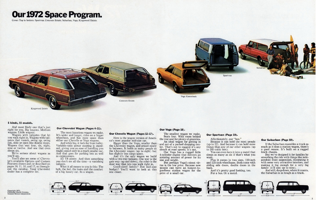 1972 Chevrolet Wagons Brochure Page 10